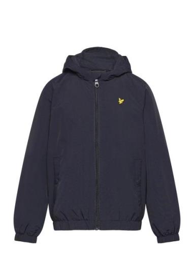 Zip Through Hooded Jacket Tynn Jakke Skalljakke Navy Lyle & Scott