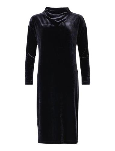 Long Sleeve Dress, Dametina 2 Knelang Kjole Black Ivo Nikkolo