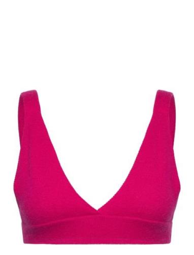 Bralette Tops Crop Tops Sleeveless Crop Tops Pink Davida Cashmere