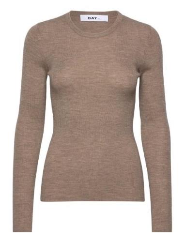 Mariana - Daily Elements Tops Knitwear Jumpers Brown Day Birger Et Mik...