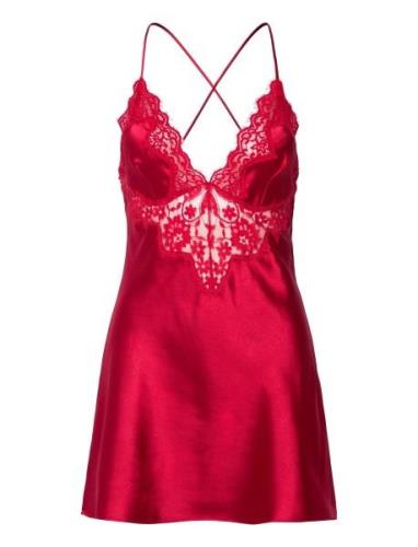 Mya Slipdress Bodies Slip Red Hunkemöller