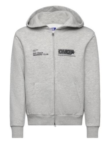 Jcoreflex Sweat Zip Hood Jnr Tops Sweat-shirts & Hoodies Hoodies Grey ...