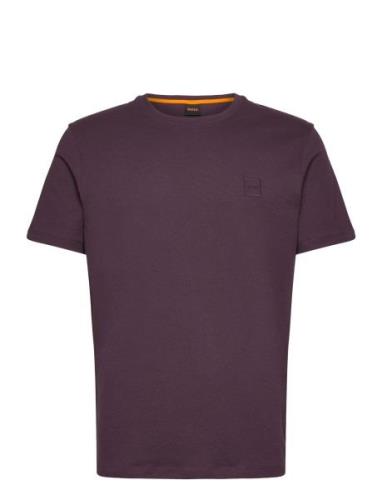 Tales Tops T-shirts Short-sleeved Purple BOSS