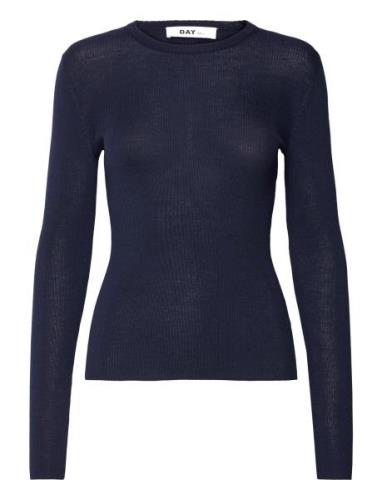 Mariana - Daily Elements Tops Knitwear Jumpers Navy Day Birger Et Mikk...