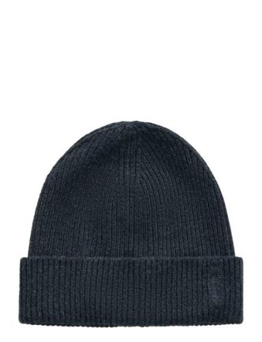 Fine Knitted Wool Beanie Accessories Headwear Beanies Navy GANT