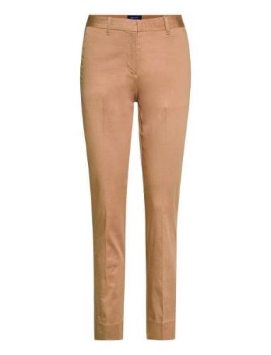 Tp Satin Slack Bottoms Trousers Chinos Beige GANT