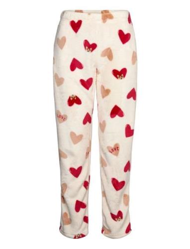 Ginia - Night Trousers Pyjamasbukser Pysjbukser Cream Etam