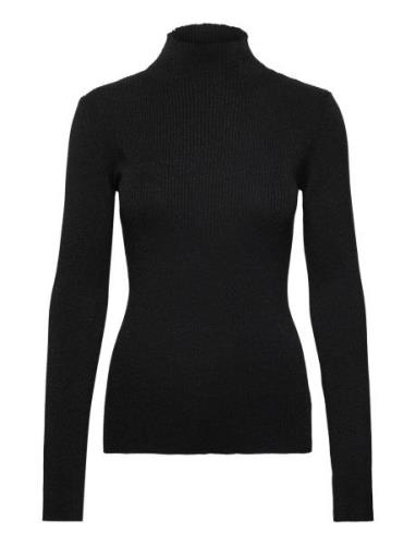 Turtle Neck Sw. L/S Tops Knitwear Turtleneck Black United Colors Of Be...