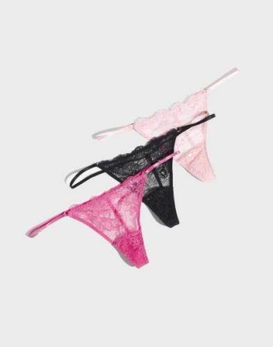 Nelly - Multi/Mønstrete - Our Memories Thong 3-pack