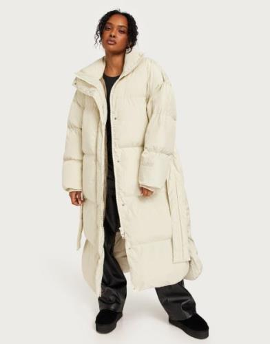 JJXX - Hvit - Jxarely Note Oversized Long Puffer Jacket Sn