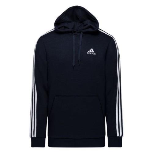 adidas Hettegenser 3-Stripes Essentials - Navy/Hvit