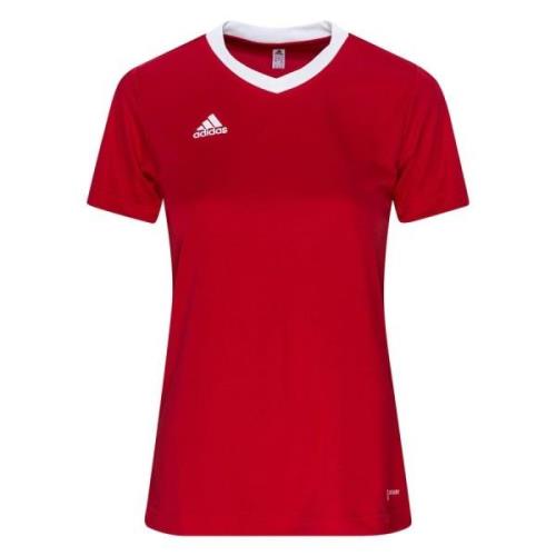 adidas Trenings T-Skjorte Entrada 22 - Rød/Hvit Dame