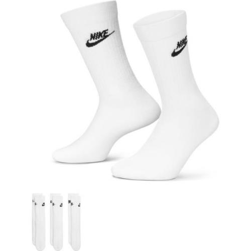 Nike Strømper NSW Everyday Essential Crew 3-PK - Hvit/Sort