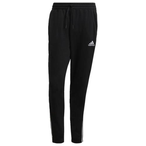 adidas Treningsbukse Essentials French Terry Tapered 3-Stripes - Sort/...