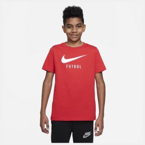 Nike T-Skjorte NSW Swoosh - Rød/Hvit Barn