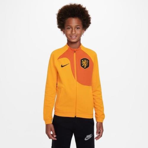 Nederland Treningsjakke Academy Pro Anthem 2022/23 - Oransje/Sort Barn