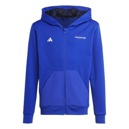 adidas Hettegenser Predator Full Zip - Blå/Hvit Barn