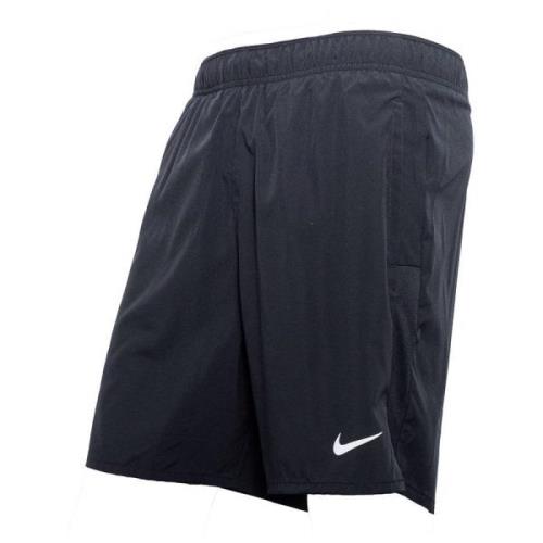 Nike Løpeshorts Dri-FIT Challenger 7" 2-i-1 - Sort/Sølv