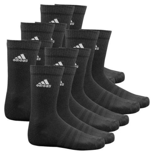 adidas Strømper Cushioned Crew 6-pack - Sort/Hvit