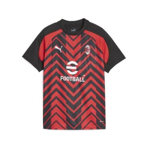 Milan Trenings T-Skjorte Pre Match - Rød/Sort Barn