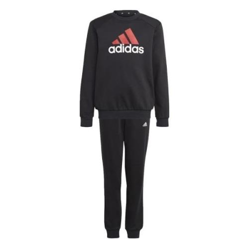 adidas Treningsdress Essentials Fleece Big Logo - Sort/Better Scarlet/...