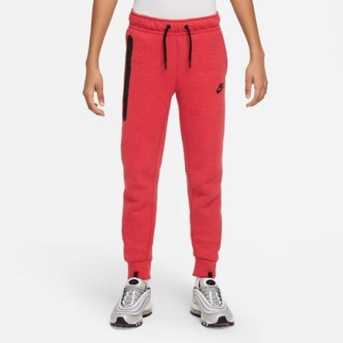 Nike Joggebukse NSW Tech Fleece 24 - Rød/Sort Barn