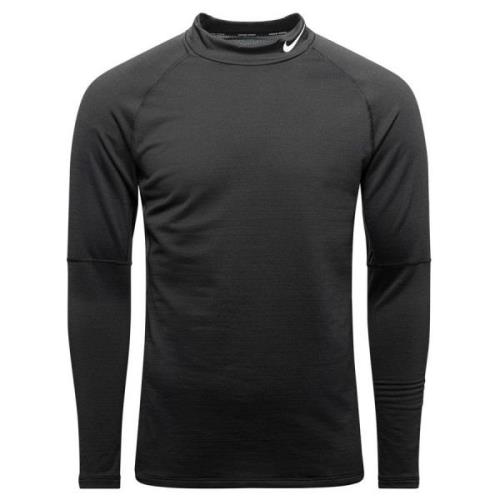 Nike Pro Warm Compression Mock - Sort/Hvit