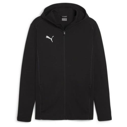 PUMA Hettegenser teamFINAL Casuals Full Zip - Sort/Sølv