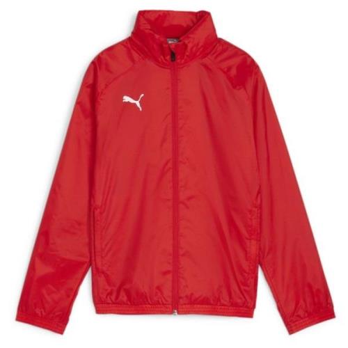 PUMA Jakke teamGOAL All Weather - Rød/Hvit Barn