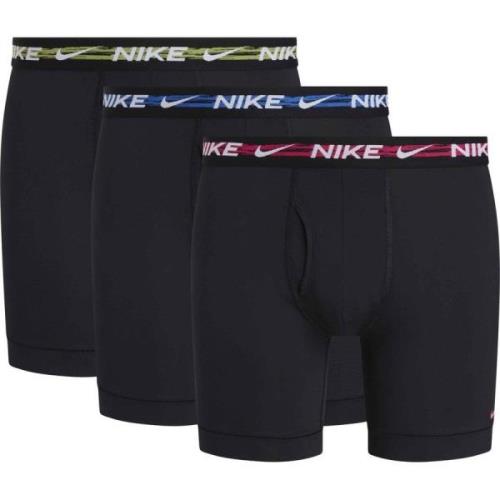 Nike Boxer Brief 3-PK - Sort/Laser Fuchsia/Blå/Pear