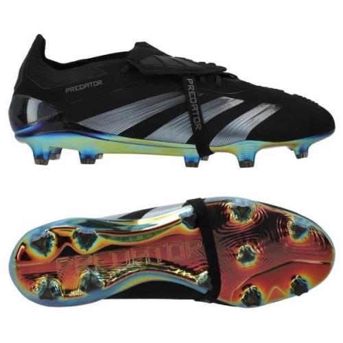 adidas Predator Elite Fold-over Tongue FG Nightstrike - Sort/Grå