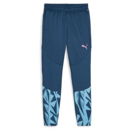 PUMA Treningsbukse IndividualFINAL - Navy/Bright Aqua Barn