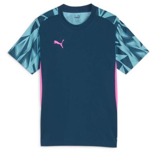 PUMA Trenings T-Skjorte IndividualFINAL - Navy/Bright Aqua/Rosa Barn