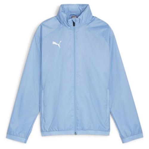 PUMA Jakke teamGOAL All Weather - Blå/Hvit Barn