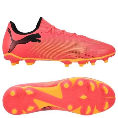 PUMA Future 7 Play FG/AG Forever Faster - Rosa/Sort/Sun Stream