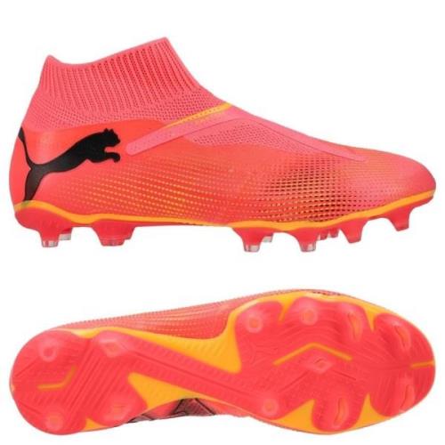 PUMA Future 7 Match + Laceless FG/AG Forever Faster - Rosa/Sort/Sun St...