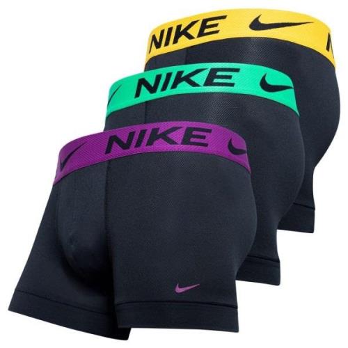 Nike Boksere Dri-FIT 3-PK - Sort/Lilla/Grønn/Gul