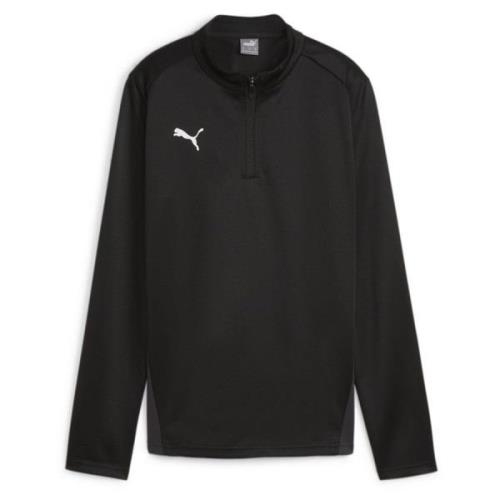 teamGOAL Training 1/4 Zip Top Wmn PUMA Black-PUMA White-Flat Dark Gray