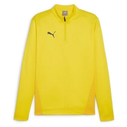 teamGOAL Training 1/4 Zip Top Faster Yellow-PUMA Black-Sport Yellow