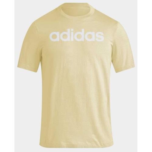 Adidas Essentials Single Jersey Linear Embroidered Logo Tee