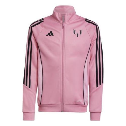 adidas Track Top Messi - Rosa/Sort Barn