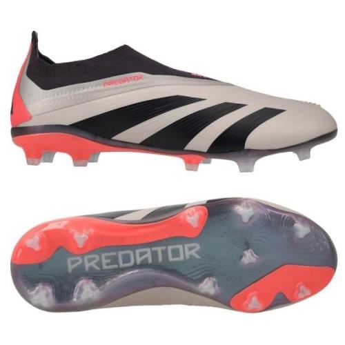 adidas Predator Elite Laceless FG Vivid Horizon - Sølv/Aurora Black/Gr...