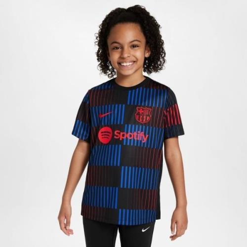 Barcelona Trenings T-Skjorte Dri-FIT Academy Pro Pre Match 3. - Sort/R...