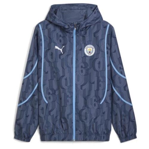 Manchester City Jakke Pre Match Woven Anthem - Inky Blue/Blå