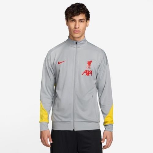 Liverpool Treningsjakke Dri-FIT Academy Pro 3. - Grå/Gul/Rød