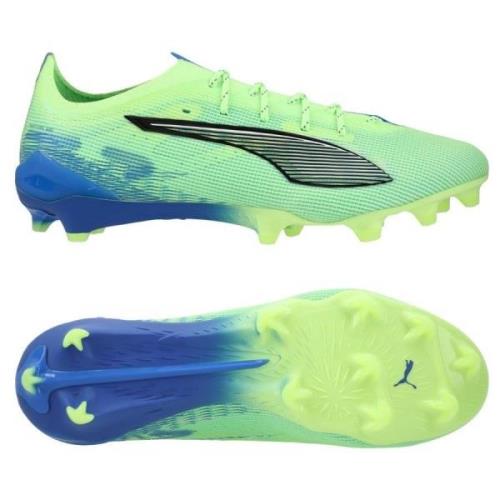 PUMA Ultra 5 Ultimate FG Lights Out - Fizzy Apple/Hvit/Blå