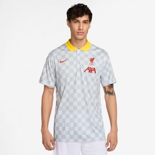 Liverpool Pique Dri-FIT Victory 3. - Grå/Rød/Gul