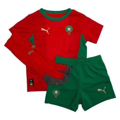 Morokko Hjemmedrakt 2024/25 Africa Cup of Nations 2025 Mini-Kit Barn